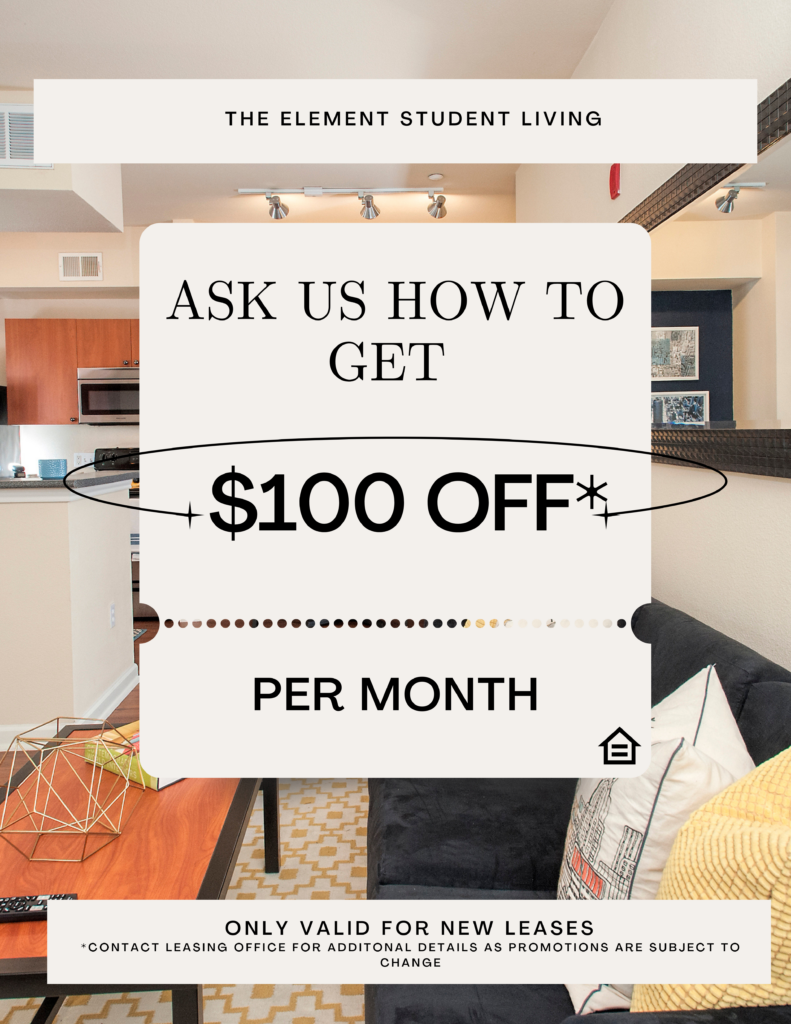 The Element $100 off